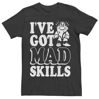 Мужская футболка Disney's «Белоснежка и семь гномов Mad Skills» Licensed Character