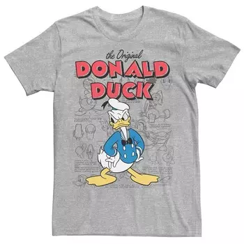 Мужская футболка Disney's Donald Duck "The Original Donald Duck", цвет Athletic Heather