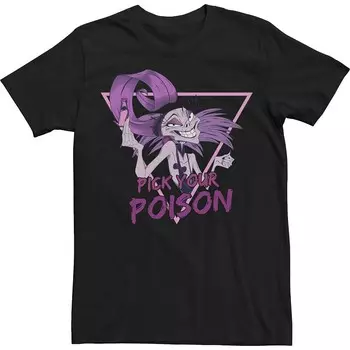 Мужская футболка Disney's Emperor's New Groove Yzma с портретом «Выбери свой яд» Licensed Character, черный