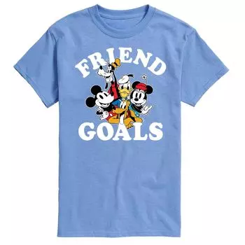 Мужская футболка Disney's Friend Goals с графическим рисунком Licensed Character