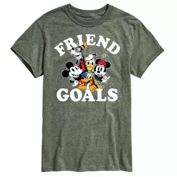 Мужская футболка Disney's Friend Goals с графическим рисунком Licensed Character