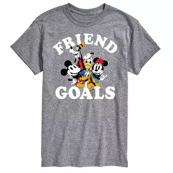 Мужская футболка Disney's Friend Goals с графическим рисунком Licensed Character