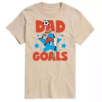 Мужская футболка Disney's Goofy Dad Goals с графическим рисунком