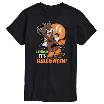 Мужская футболка Disney's Goofy Gawrish It Halloween с рисунком, черный