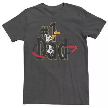 Мужская футболка Disney's Goofy с изображением папы Twisted Arms Number 1 Dad