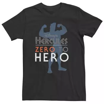 Мужская футболка Disney's Hercules Zero to Hero с графическим рисунком Licensed Character