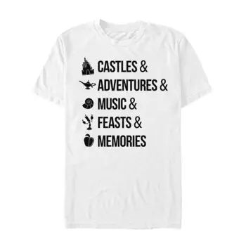 Мужская футболка Disney's Just Disney Things Licensed Character, белый