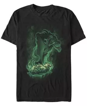 Мужская футболка Disney с коротким рукавом «Король Лев» «Будь готов к неприятностям» Fifth Sun, черный