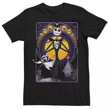 Мужская футболка Disney's «Кошмар перед Рождеством» Jack Skellington Zero Nouveau Licensed Character, черный