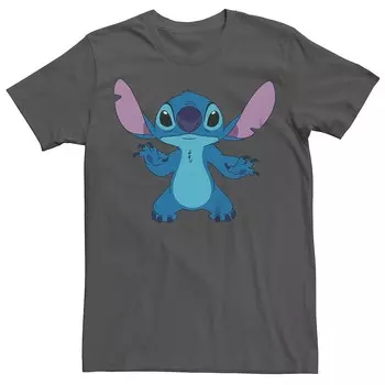 Мужская футболка Disney's Lilo & Stitch Skelly Licensed Character, цвет Charcoal