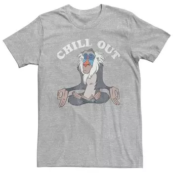 Мужская футболка Disney's Lion King Rafiki Chill Out Licensed Character, цвет Athletic Heather