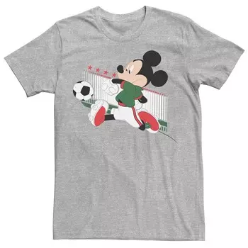 Мужская футболка Disney's Mickey & Friends Mexico Soccer, цвет Athletic Heather