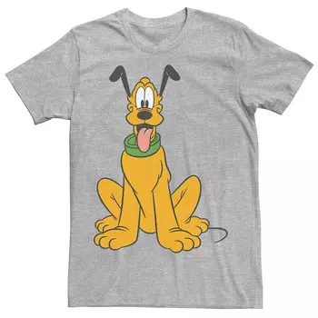 Мужская футболка Disney's Mickey Mouse Pluto The Dog Portrait, цвет Athletic Heather