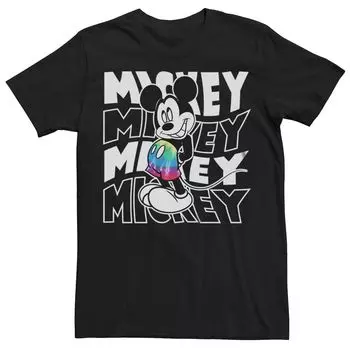 Мужская футболка Disney's Mickey Mouse Tie Dye Shorts Licensed Character