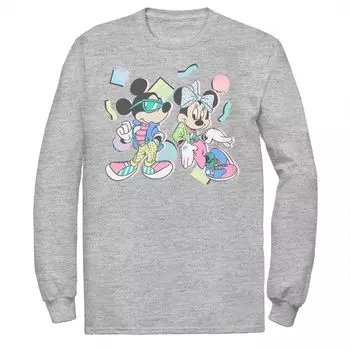 Мужская футболка Disney's Микки и Минни в стиле 80-х Licensed Character
