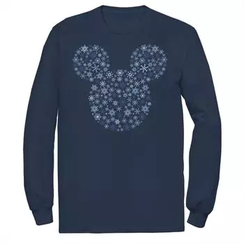 Мужская футболка Disney с Микки Маусом и снежинками Licensed Character