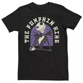 Мужская футболка Disney's Nightmare Before Christmas с рисунком Джека Тыквенного короля Licensed Character