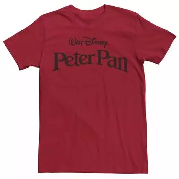 Мужская футболка Disney's Peter Pan с простым названием и графическим логотипом
