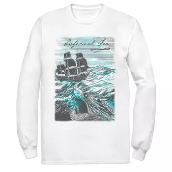 Мужская футболка Disney's Pirates Of The Caribbean Infernal Sea Licensed Character