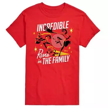Мужская футболка Disney's The Incredibles Family Licensed Character
