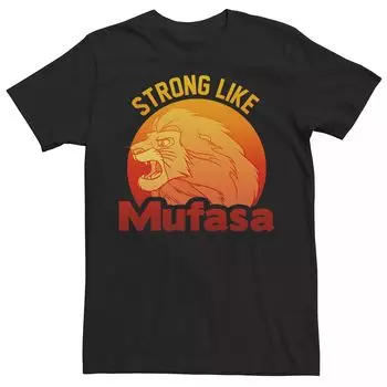 Мужская футболка Disney's The Lion King Strong Mufasa Roar Licensed Character