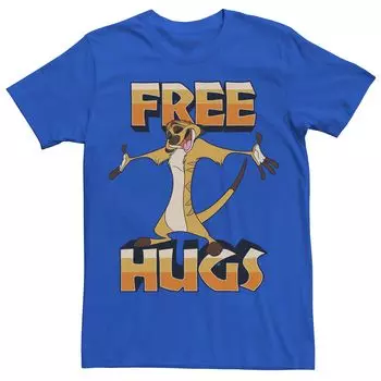Мужская футболка Disney's The Lion King Timon Hugs Licensed Character