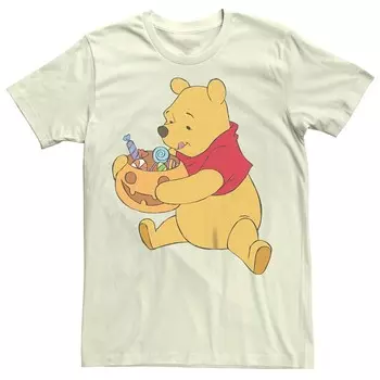 Мужская футболка Disney's Winnie the Pooh Halloween Candies Licensed Character, цвет Natural