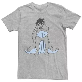 Мужская футболка Disney's Winnie The Pooh Happy Eeyore Art Sketch, цвет Athletic Heather