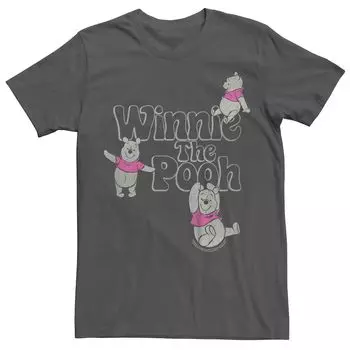 Мужская футболка Disney's Winnie The Pooh с рисунком «Множество поз» Licensed Character