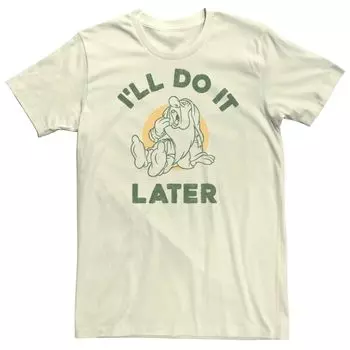 Мужская футболка Disney Seven Dwarfs Do It Later