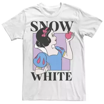 Мужская футболка Disney Snow White and The Seven Dwarfs Box Up спереди и сзади Licensed Character