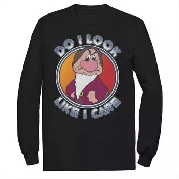 Мужская футболка Disney Snow White Grumpy Do I Look Like I Care Licensed Character