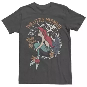 Мужская футболка Disney The Little Mermaid Ariel Under The Sea '89 Licensed Character