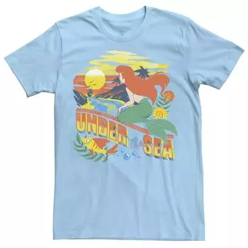 Мужская футболка Disney The Little Mermaid Ariel Under The Sea Tee