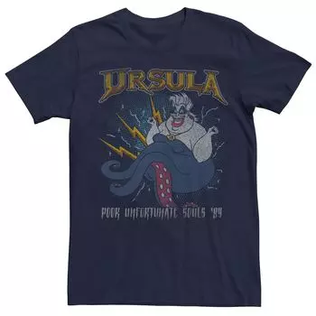 Мужская футболка Disney The Little Mermaid Ursula Retro The Unfortunate с рисунком Licensed Character