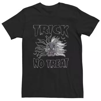 Мужская футболка Disney Villains Cruella De Vil Trick No Treat Licensed Character