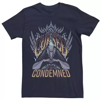 Мужская футболка Disney Villains Hades Cursed And Condemned Licensed Character