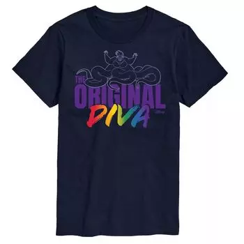 Мужская футболка Disney Villains Ursula Original Diva Pride с рисунком