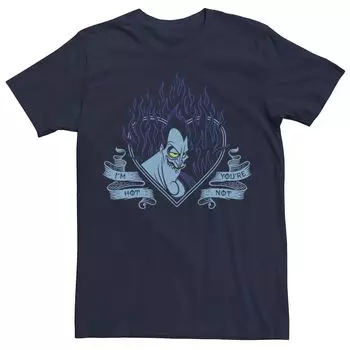 Мужская футболка Disney Villains Valentines Hades I’m Hot You’re Not Tee Licensed Character