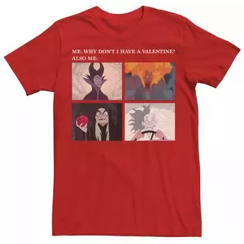 Мужская футболка Disney Villains Valentines «Почему бы мне не взять футболку с мемом ко Дню святого Валентина» Licensed Character