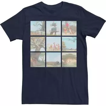 Мужская футболка Disney Winnie The Pooh Scene Tee, Синяя Licensed Character, синий
