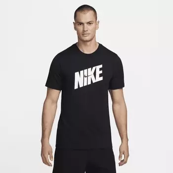Мужская футболка для фитнеса для дри-фит Nike, черный