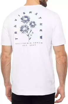 Мужская футболка для гольфа TravisMathew в рамках программы лояльности, белый