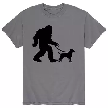 Мужская футболка для прогулок с собакой Sasquatch Licensed Character, цвет Charcoal