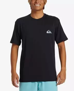 Мужская футболка для серфинга на каждый день с коротким рукавом Quiksilver, черный