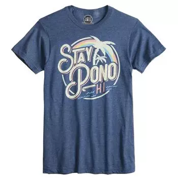 Мужская футболка для серфинга Stay Pono Beach Licensed Character