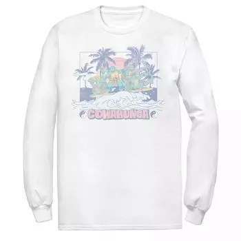 Мужская футболка для серфинга Teenage Mutant Ninja Turtles Cowabunga Licensed Character