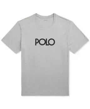 Мужская футболка для сна с логотипом Polo Ralph Lauren, серый