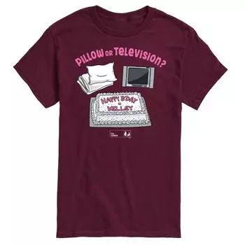 Мужская футболка для телевидения с подушкой The Office Licensed Character