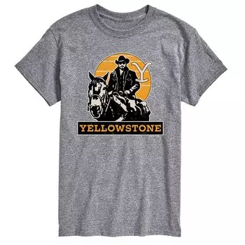 Мужская футболка для верховой езды Yellowstone RIP Licensed Character